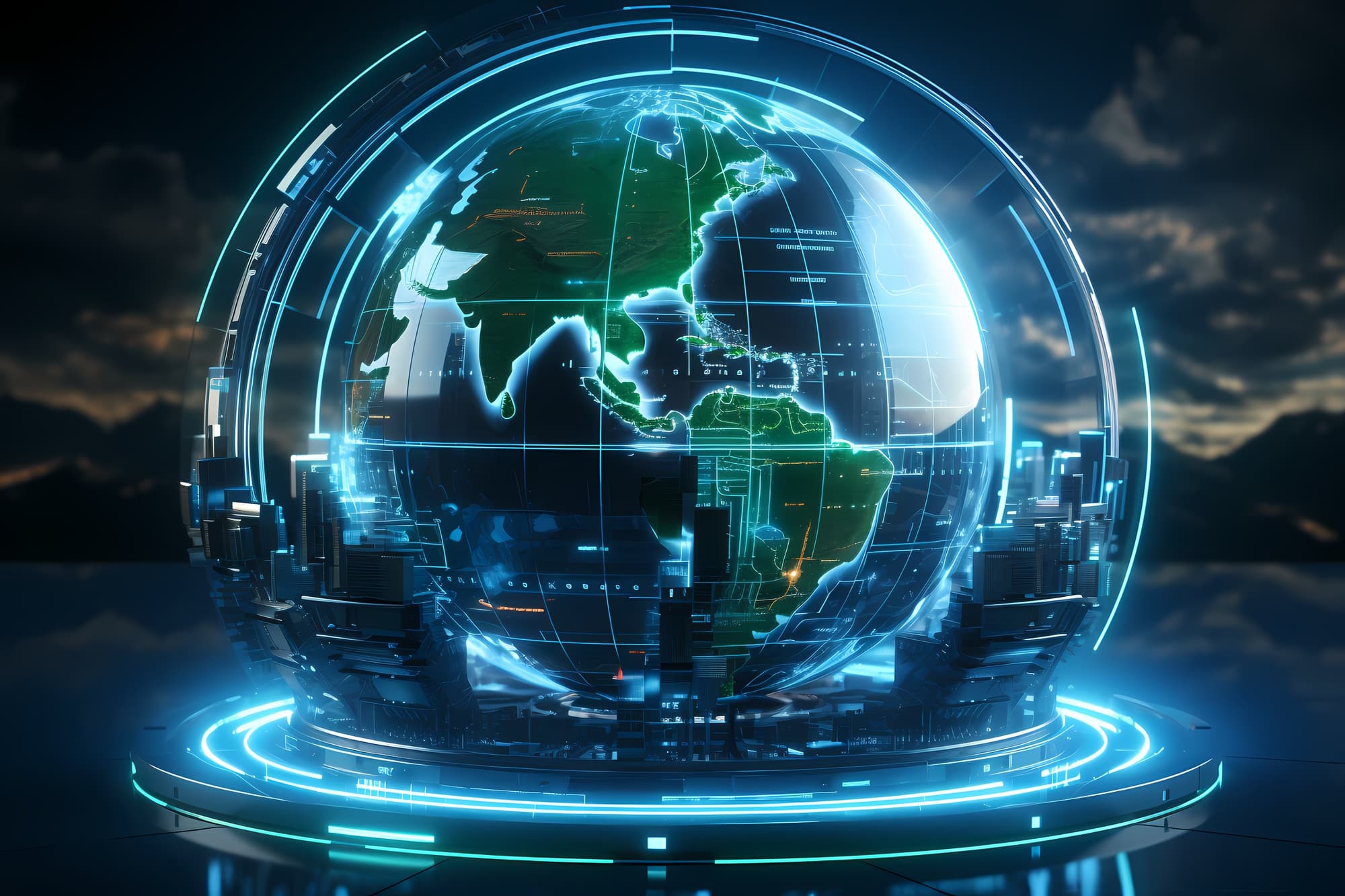 A map showing the global impact and reach of ScanSewa and Lacspace technology