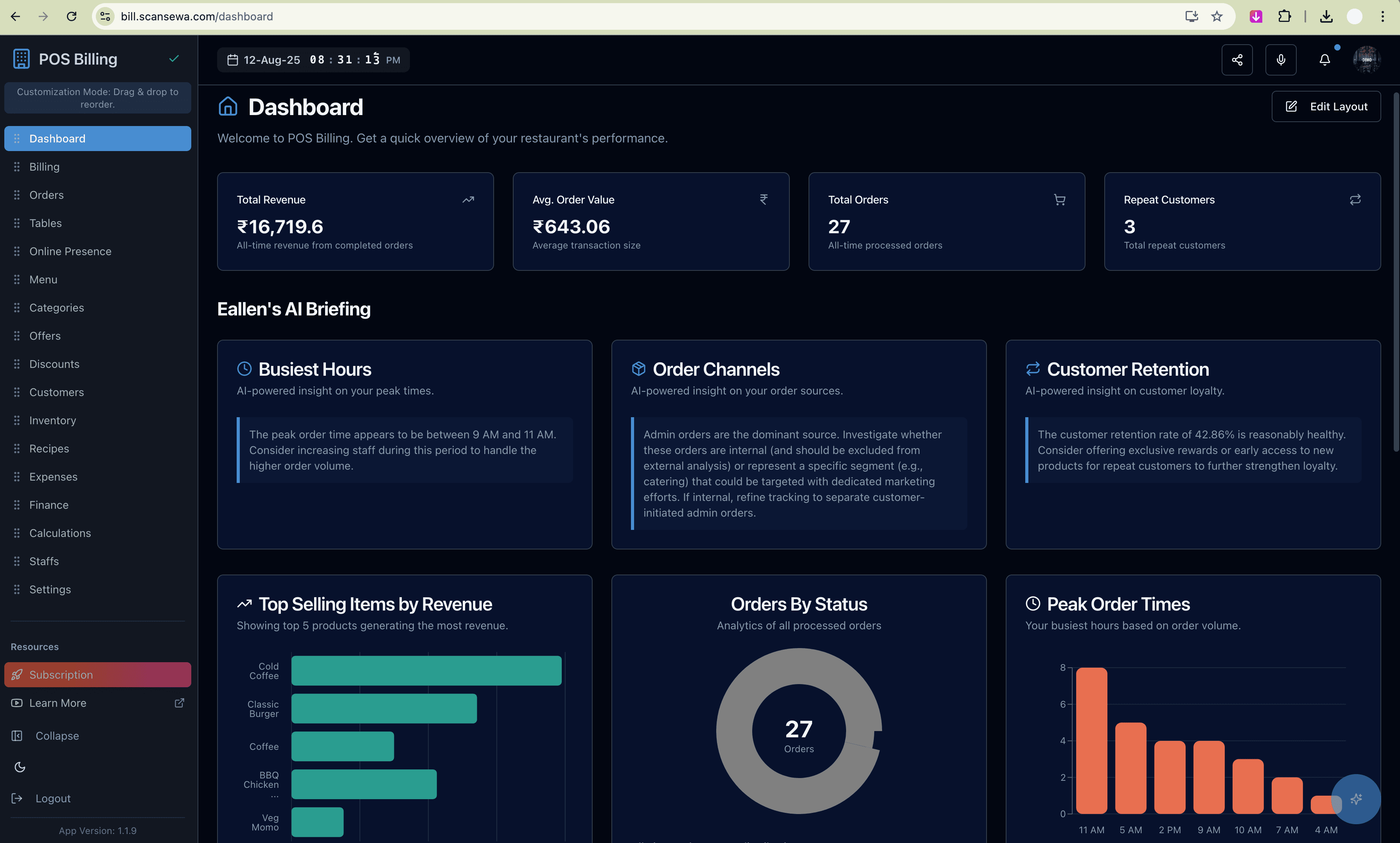 Modern business technology ScanSewa